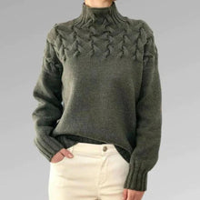 Erika | Rollkragenpullover in Olive