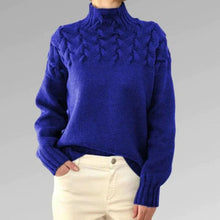 Erika | Rollkragenpullover in Marineblau