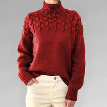 Erika | Rollkragenpullover in Rot