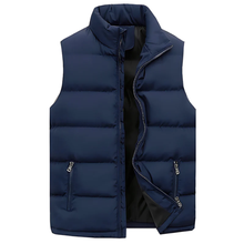 Quentin | Herren Moderne Winter weste in Blau