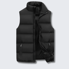 Quentin | Herren Moderne Winter weste in Schwarz