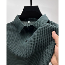 Ralf | Herren Poloshirt mit Struktur Freizeit – Strukturiertes Polo Freizeit 2026 in Dunkelgrün