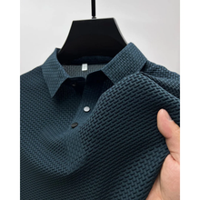 Ralf | Herren Poloshirt mit Struktur Freizeit – Strukturiertes Polo Freizeit 2026 in Marineblau