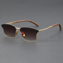 Gretchen | Damen Sonnenbrille Retro Stil in Braun