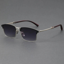 Gretchen | Damen Sonnenbrille Retro Stil in Silber