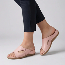 Renata | Damen Elegante Komfort Sandalen Offen in Rosa