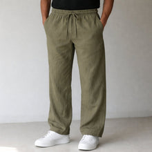 Renzon™ - Leinenhose in Olivgrün