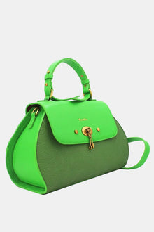 Handtasche mit 4 Innenfächern in Grün