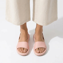 Sandalen für Damen mit bequemem Fußbett in Rosa