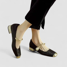 Sandra | Damen Sandalen Absatz für de Alltag in Schwarz