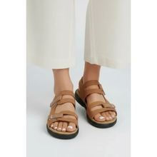 Selina | Damen Sandalen Mit Absatz Für Anlass in Braun