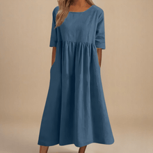 Sofia™ - Figurbetontes Kleid in Blau