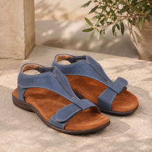 Sommer Sandalen für Damen | Verstellbare Riemen in Dunkelblau
