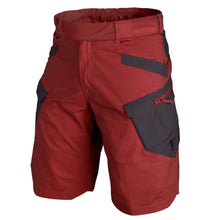 Sommerfeld | Taktische Cargo-Shorts für Herren (1 kaufen, 1 GRATIS dazu) in Karmesin Himmel/Aschgrau