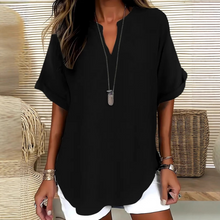 Siony™ - Elegante Perfekt Bluse in Schwarz