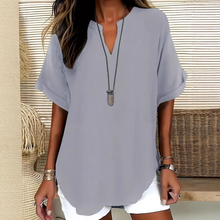 Siony™ - Elegante Perfekt Bluse in Grau