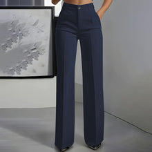Meldy™ - Damen-Anzughose mit Hoher Taille in Marineblau
