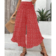 Brezy™ – Damenhose mit Hoher Taille und Weitem Bein in Rot