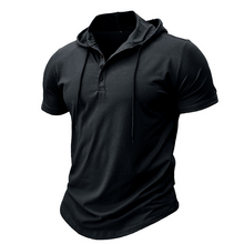 David | Sportliches Herren Shirt in Schwarz