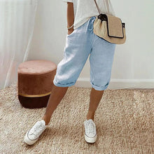 Elena | Elegante Leinen-Wohlfühlhose in Blau