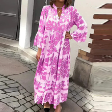 Tessa | Damen Sommerkleid Modern Boho Maxi in Lila