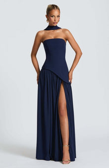 Tessa | Maxi-Kleid in Blau