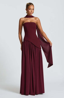 Tessa | Maxi-Kleid in Rot