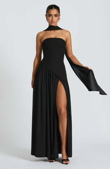 Tessa | Maxi-Kleid in Schwarz