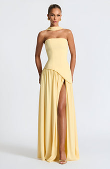 Tessa | Maxi-Kleid in Gelb