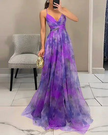 Valeria™ - Elegantes florales Maxikleid in Altrosa