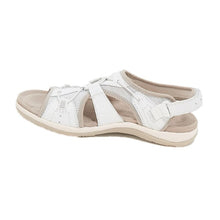 Mila – Lässige Sandalen für Damen mit Klettverschluss in Weiß