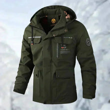 Lara | Warme Wasserdichte Herren Jacke für Herbst in Grün
