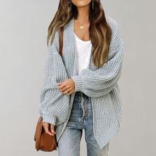Matilda | Weiche Damen Strickjacke für Alltag in Grau