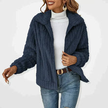 Charlotte | Weiche Strickjacke für bequeme Alltage in Marineblau