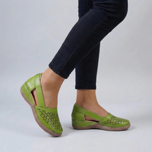 Wilhelmina | Damen Schlichte Leichte Sandalen in Grün
