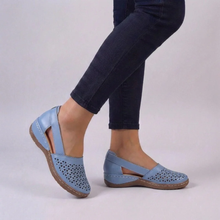 Wilhelmina | Damen Schlichte Leichte Sandalen in Himmelblau