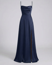 Sophia | Wunderschönes Maxikleid für Hochzeitsgäste in Dunkelblau