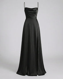 Sophia | Wunderschönes Maxikleid für Hochzeitsgäste in Schwarz