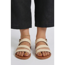 Ayla | Damen Sommer Sandalen Bequem Und Leicht in Beige
