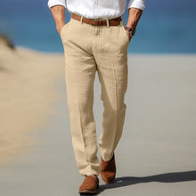 Casper | Moderne Executive-Hose (Gürtel nicht im Lieferumfang enthalten) in Beige